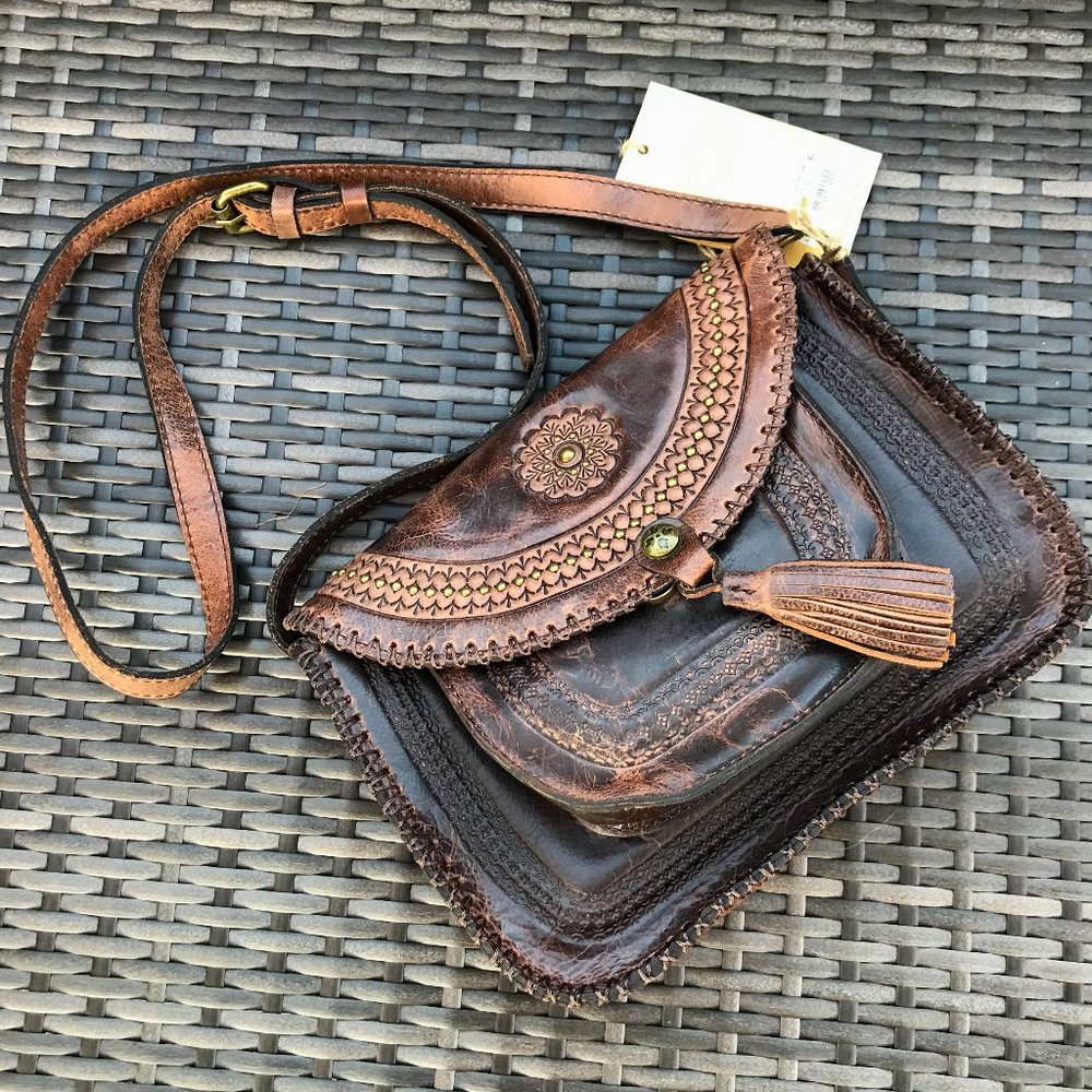 Patricia Nash Leather Crossbody Beaumont Bag